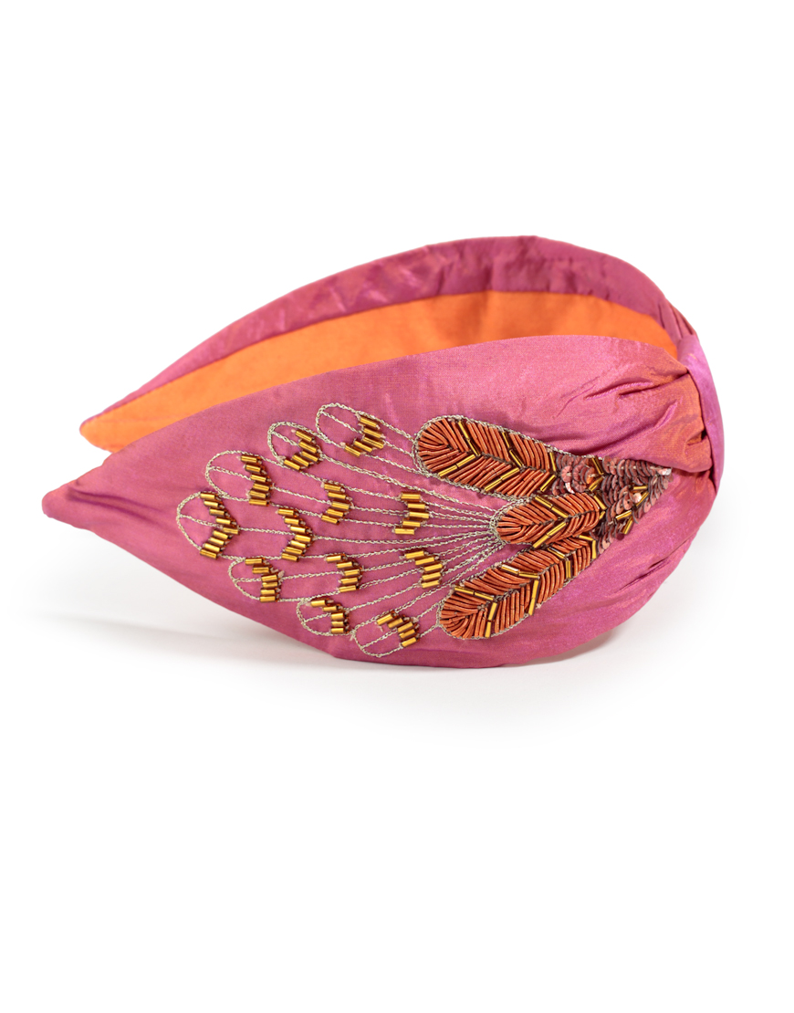 Pink Gold Headband