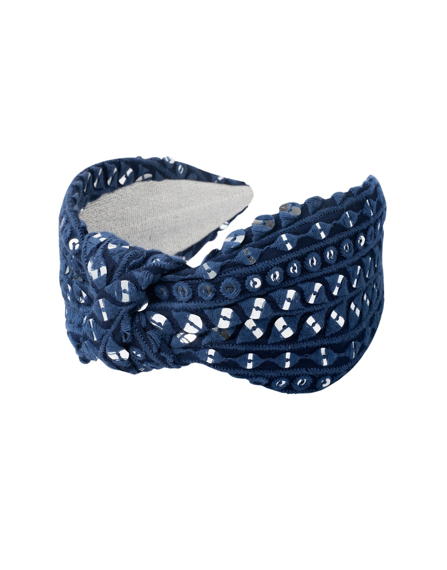 Navy Mirror Headband