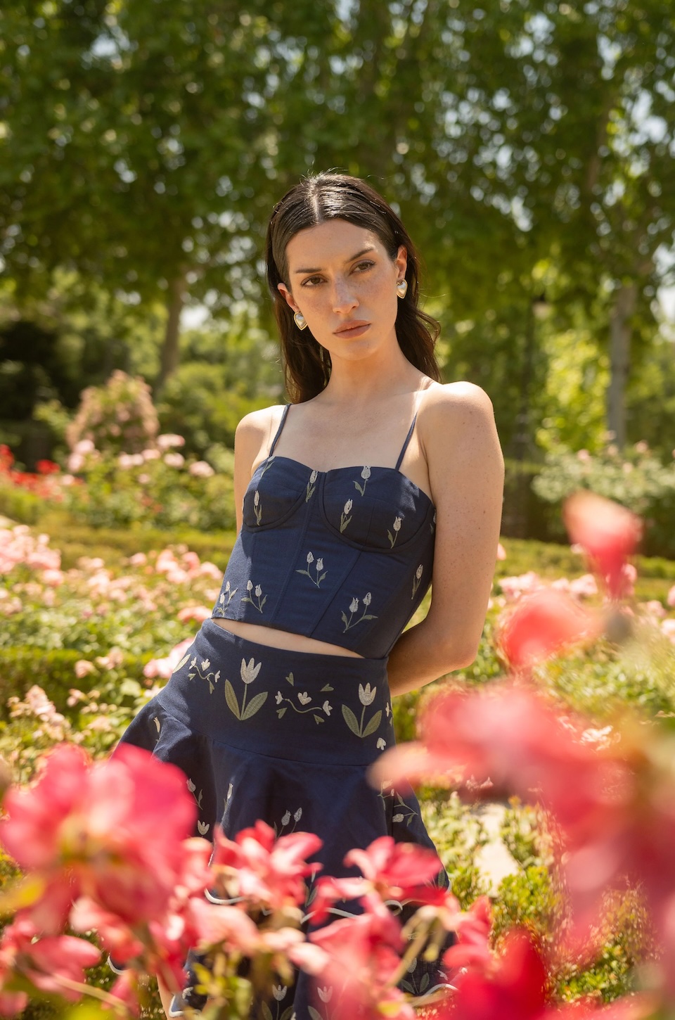 Lovely Tulip Navy Set by Estefania
