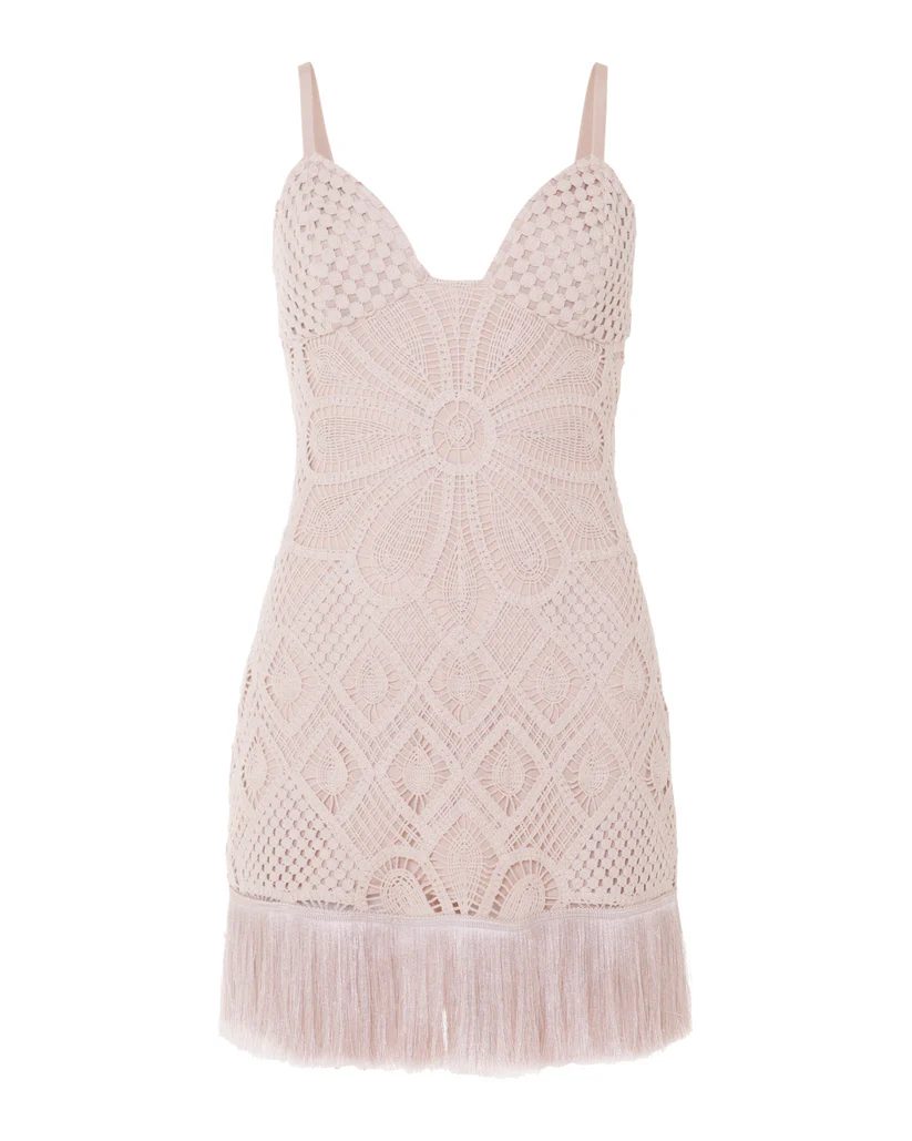 Flower Crochet Mini Dress by PatBO - Image 3