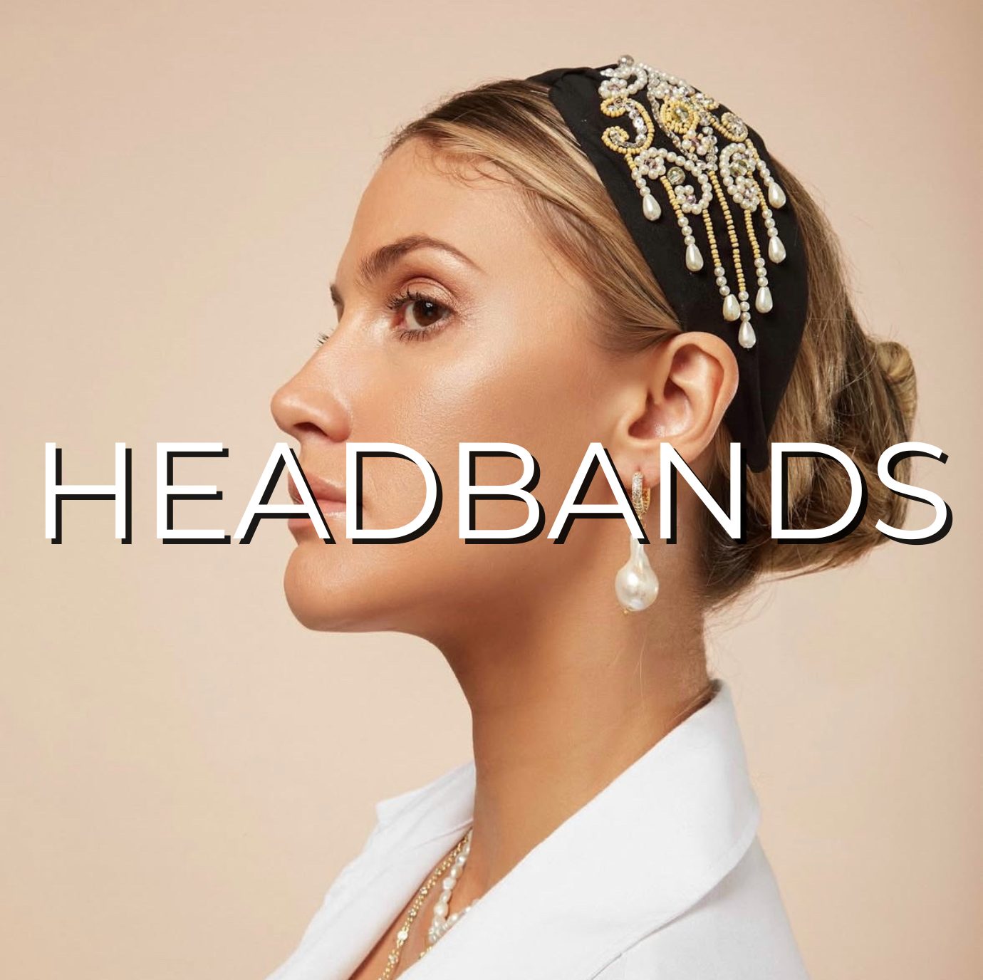 Luxury beaded Headband 