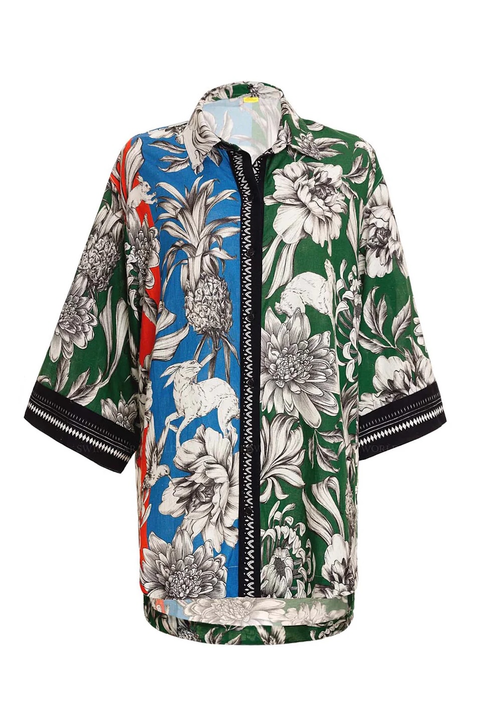 Chrissy Print Shirt by Agua Bendita