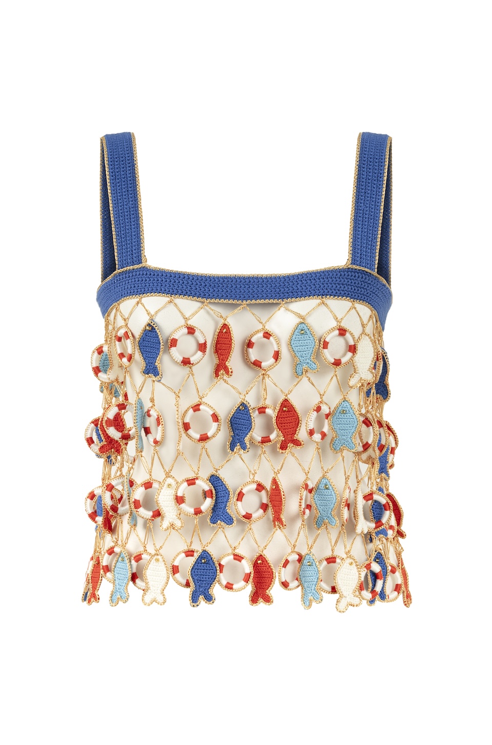 Poisson Crop Top by My Beachy Side